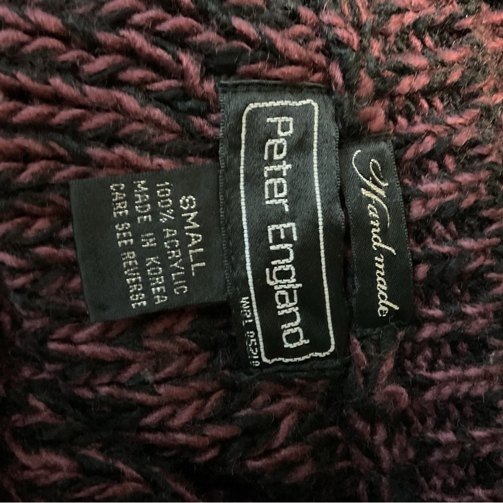 Peter England Handmade sweater small - Picture 5 of 7